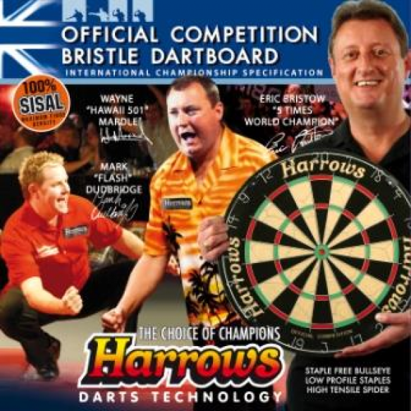 SFSP693| ARROWS OFFICIAL COMPETITION BRISTLE DARTBOARD